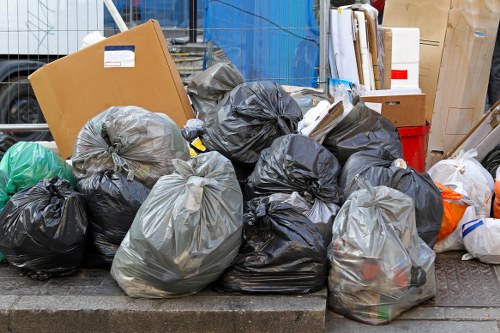 Different types of business waste sorted for recycling in Marlow